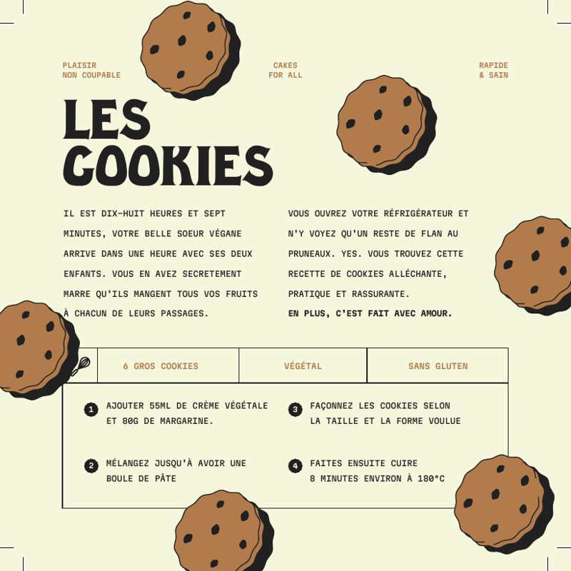 Étiquette du kit Cookies
