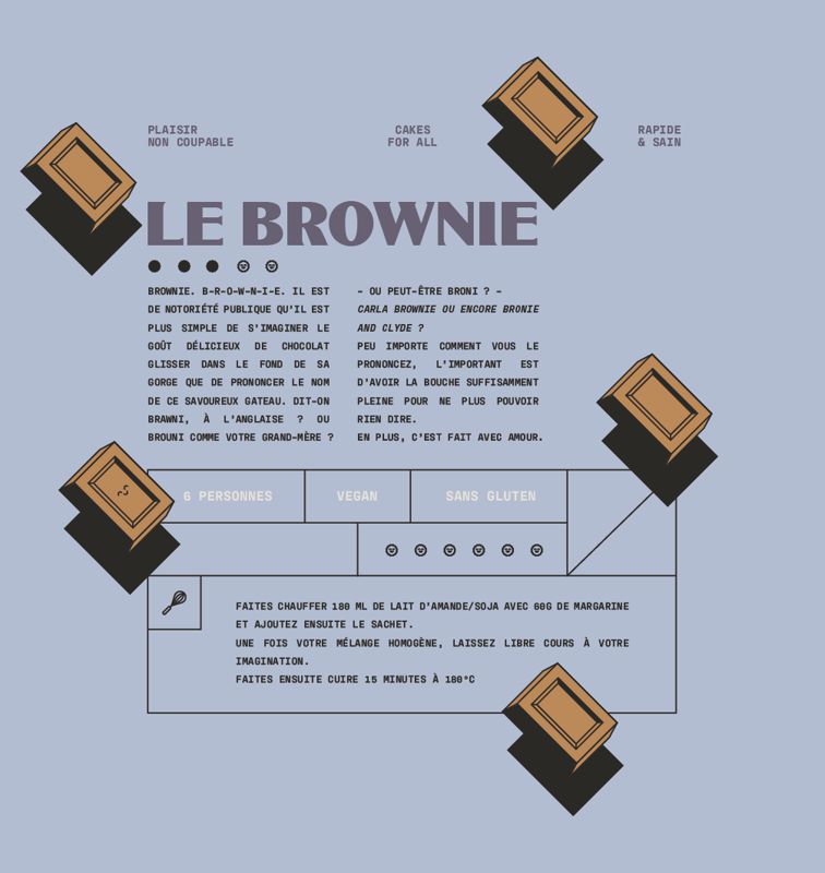 Sachet du kit Brownie